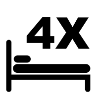 Four bed compartment