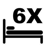 Six bed compartment